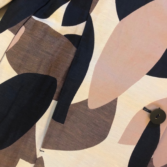 Caractere Italian patterned linen coat - Picture 4 of 5